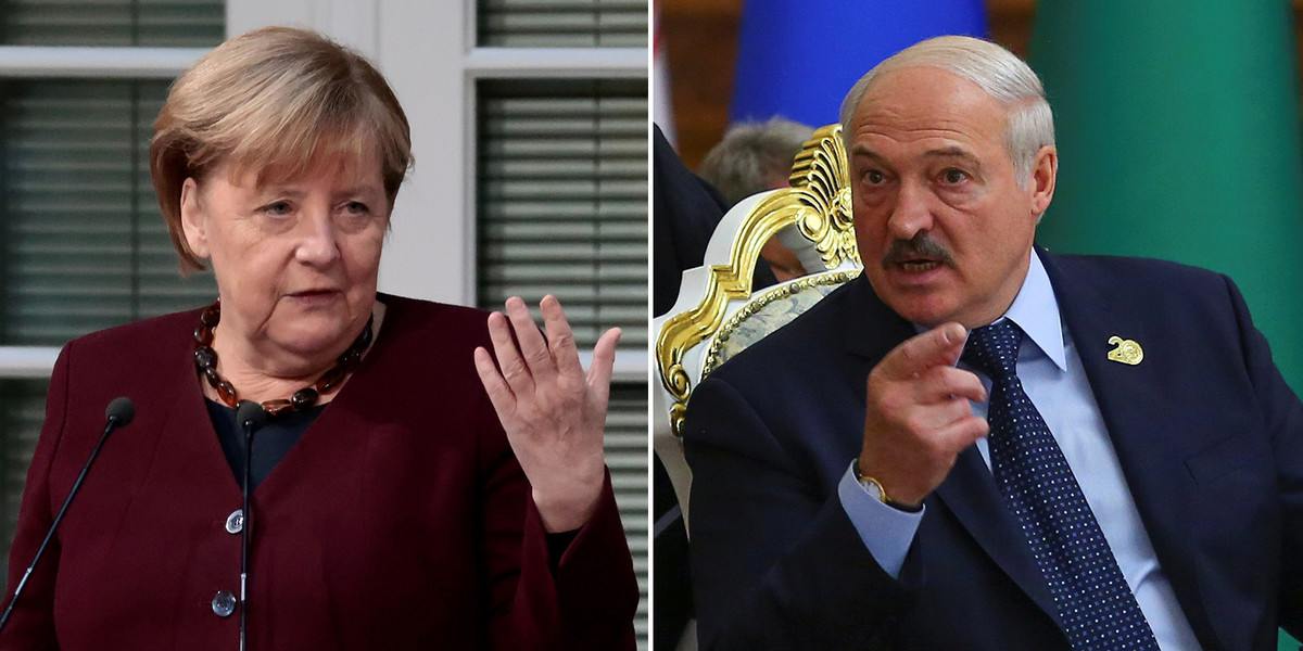 Aleksandr Łukaszenka rozmawiał w poniedziałek z Angelą Merkel.