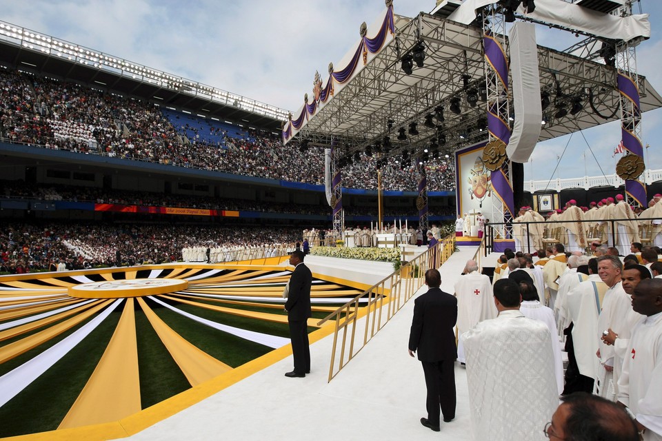 USA PAPIEŻ BENEDYKT XVI MSZA NA STADIONIE NY YANKEES