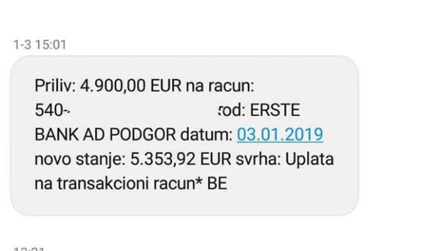 račun