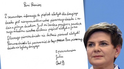 List do Beaty Szydło 