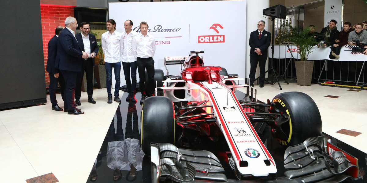 Orlen jest związany ze Szwajcarią m.in. poprzez zespół F1