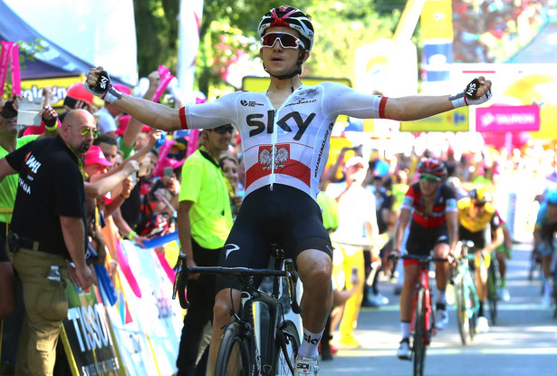 Tour de Pologne: Kwiatkowski w pięknym stylu wygrał w Szczyrku i został liderem