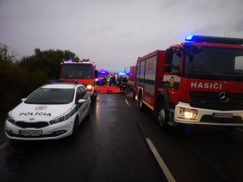 Tragiczny wypadek autokaru z uczniami na Słowacji. Jest wiele ofiar