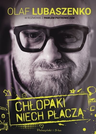 Olaf Lubaszenko na okładce wywiadu-rzeki, fot. materiały promocyjne