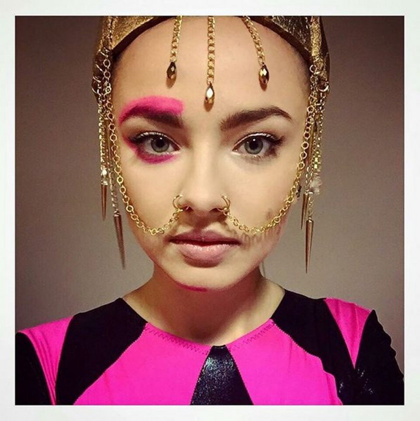 Natalia Nykiel w artystycznym makijażu autorstwa Kasi Zaremby