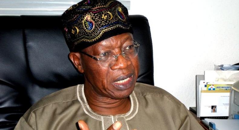 Minister of Information and Culture, Alhaji Lai Mohammed