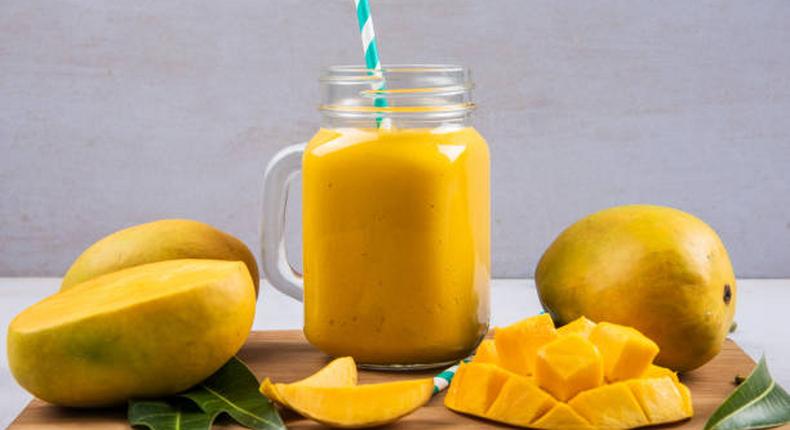 Mango milk juice