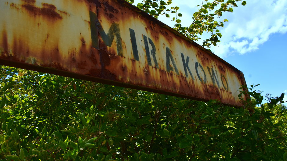 Nieczynna stacja kolejowa Mirakowo
