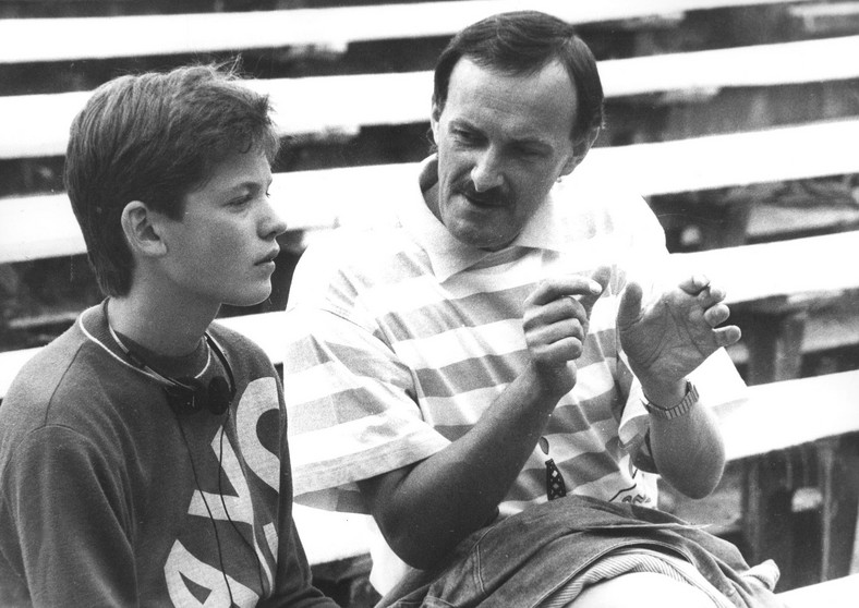 Krzysztof Antkowiak i Jacek Cygan na Krajowym Festiwalu Piosenki Polskiej w Opolu w 1988 r.