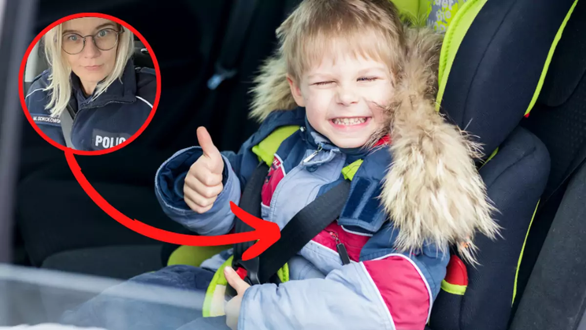 Policjantka tłumaczy, jak zimą wozić dziecko w foteliku (Screen: Instagram/z_pamietnika_policjantki)