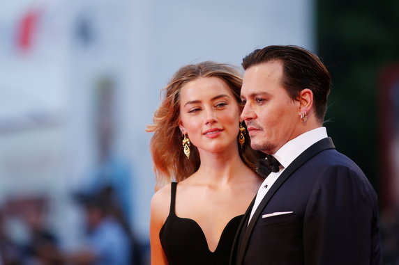 Amber Heard i Johnny Depp w 2015 r.