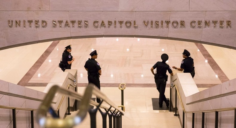 Gunman opens fire on US Capitol complex.