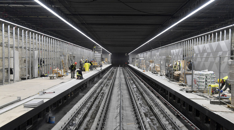 Folytatódik az M3 metró felújítása / Fotó: MTI/Máthé Zoltán
