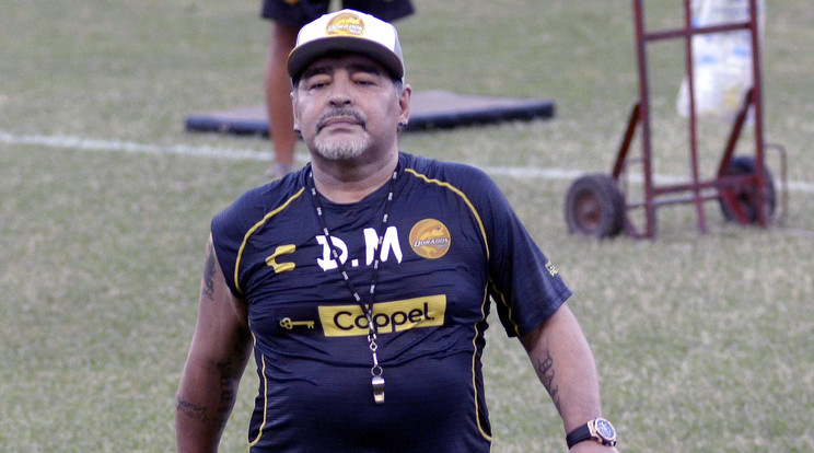 Diego Maradona szerint Messi nem vezértípus /Fotó: MTI/EPA - Juan Carlos Cruz