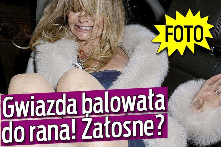 Gwiazda balowała do rana! Żałosne? FOTY!