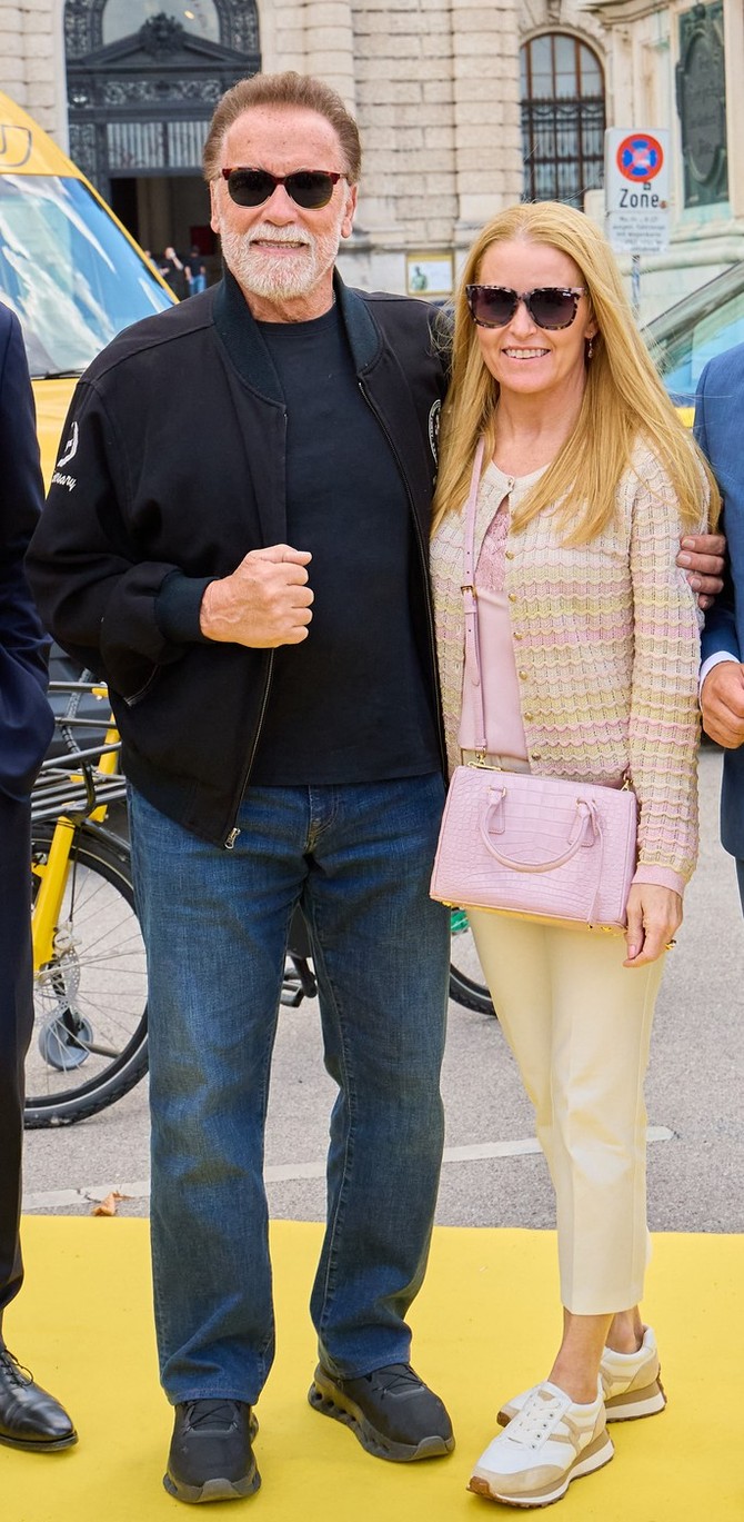 Arnold Švarceneger i Heder Miligan