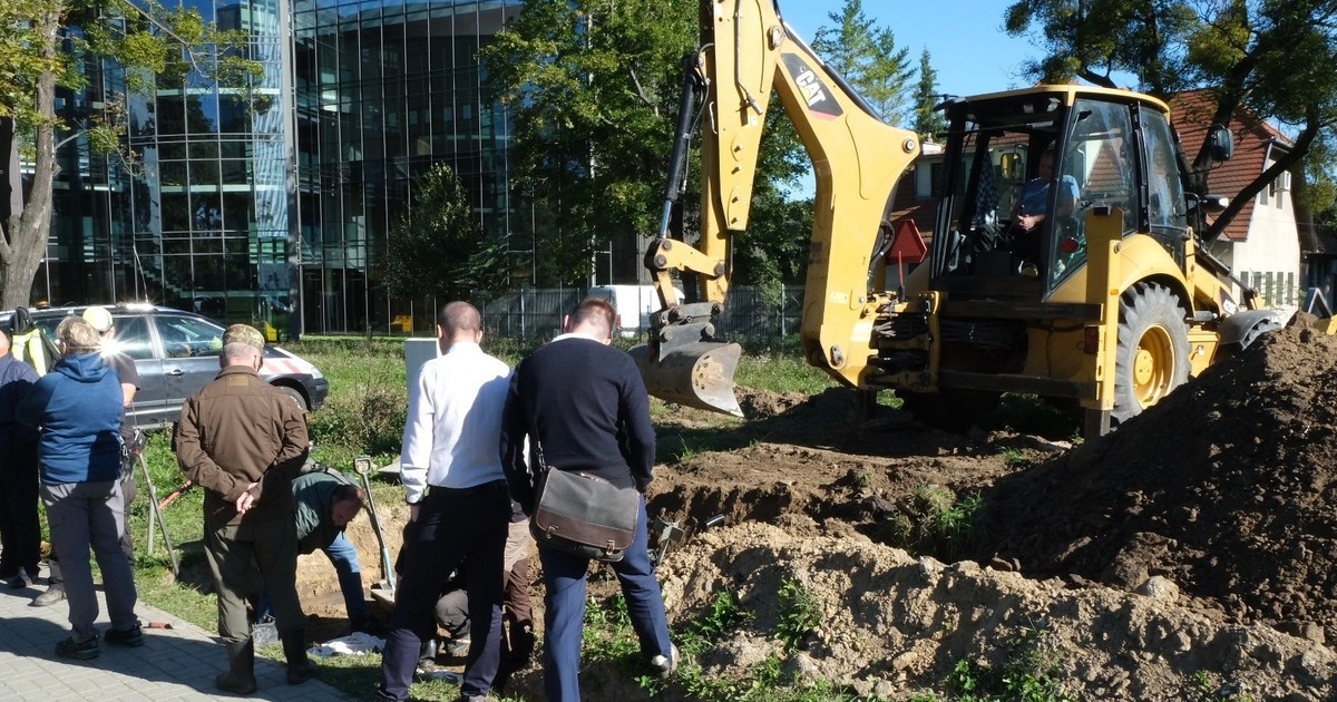 Odkopali ludzie szczątki przy uczelni? Służby na miejscu