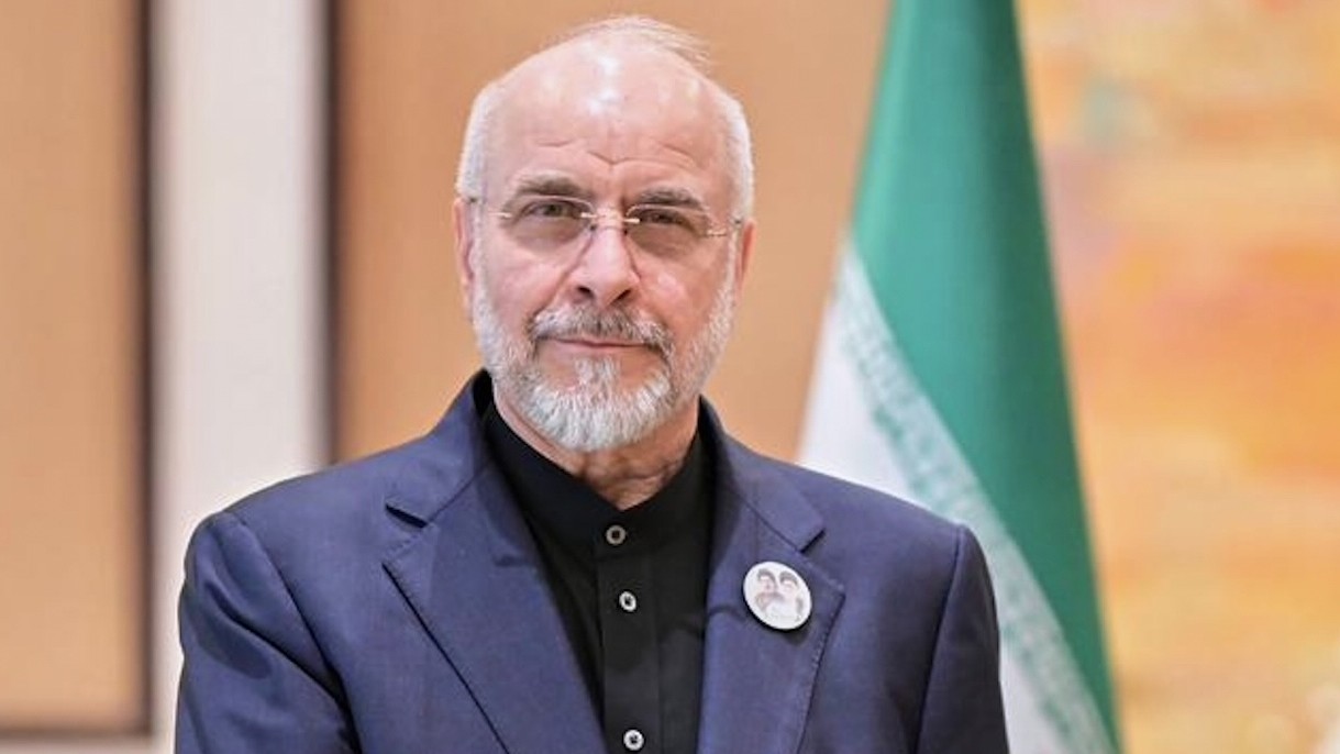 Predseda iránskeho parlamentu Mohammad Báker Kálíbáf. 