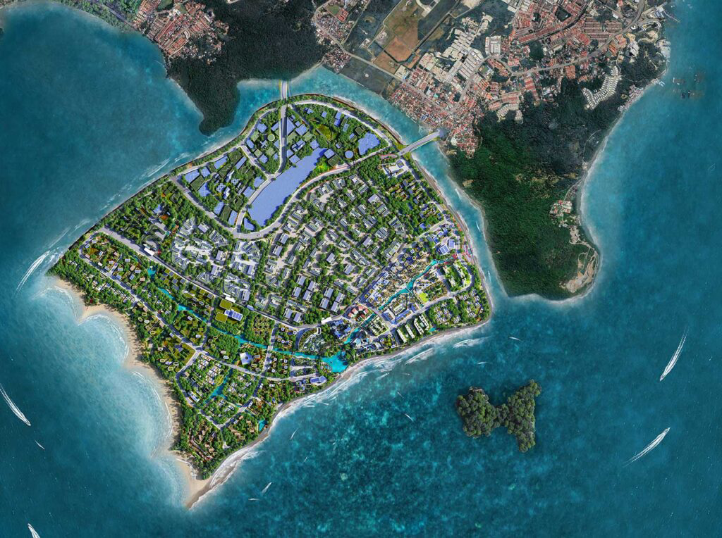 Futuristické mesto Forest City za 100 miliárd dolárov.
