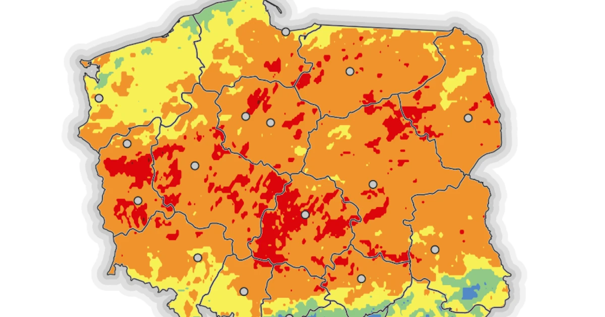 Ekstremalne lub wysokie zagrożenie w całej Polsce. Alerty IMGW