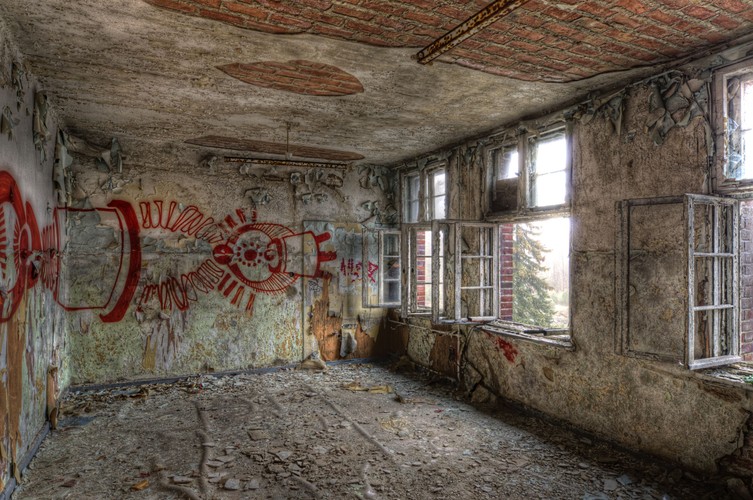 Opuszczony szpital Beelitz-Heilstätten. TUTAJ LECZYŁ SIĘ ADOLF HITLER