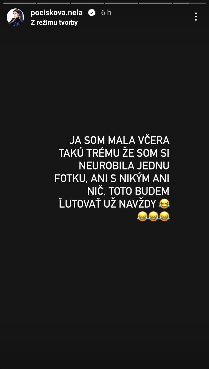 Nela Pocisková ľutuje, že si nespravila na Let's Dance s nikým fotku.