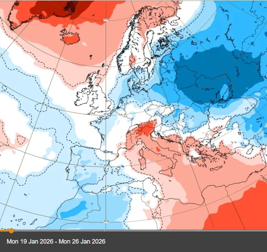 Od 19. do 26. januara hladno, još jače zahlađenje i sneg se očekuju 24. januara
