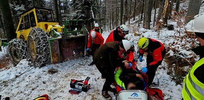 Dramatyczna akcja ratunkowa w Bieszczadach. Ofiara okrutnie cierpiała