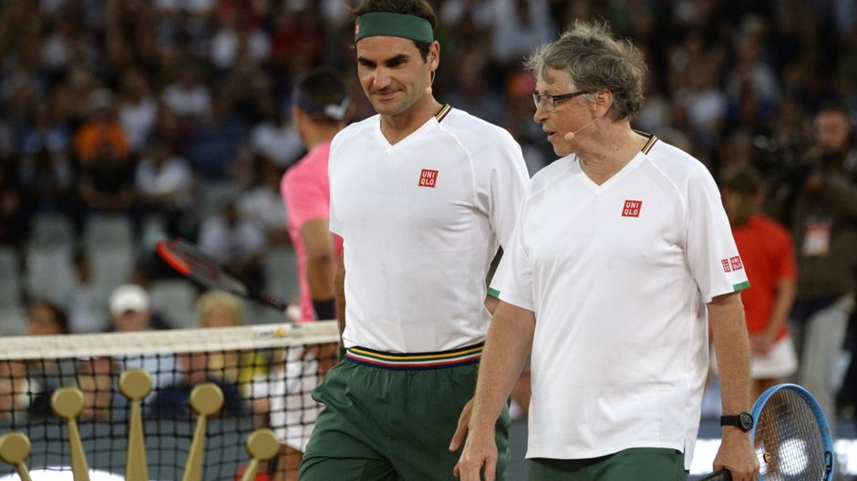 Roger Federer i Bill Gates 