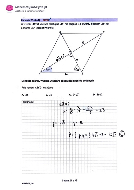 Matura z matematyki