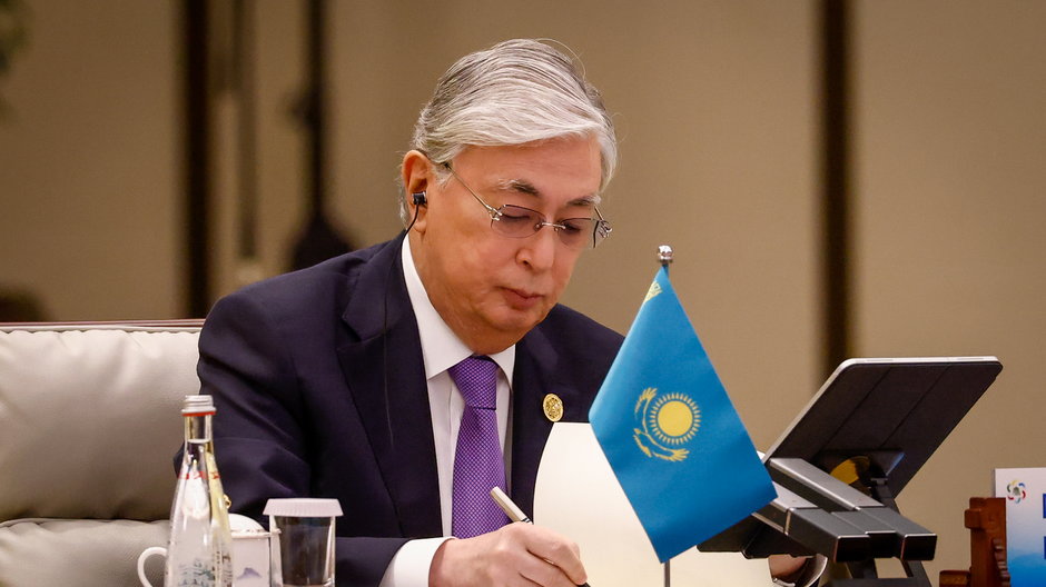 Prezydent Kazachstanu Kasym-Żomart Tokajew 