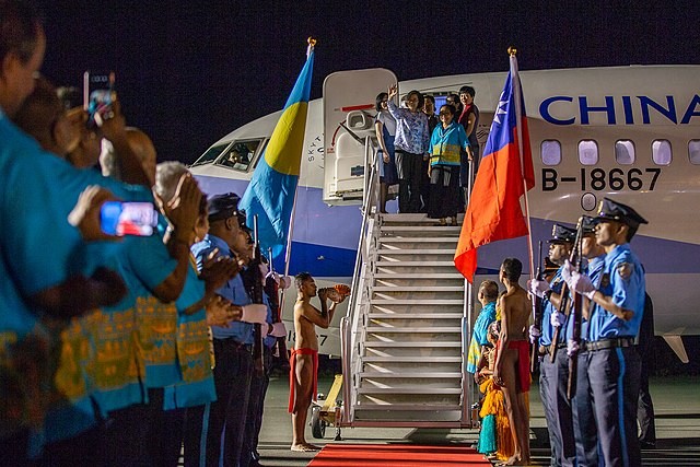 Prezydent Tajwanu Tsai Ing-wen w Palau z oficjalną wizytą, marzec 2019 r.