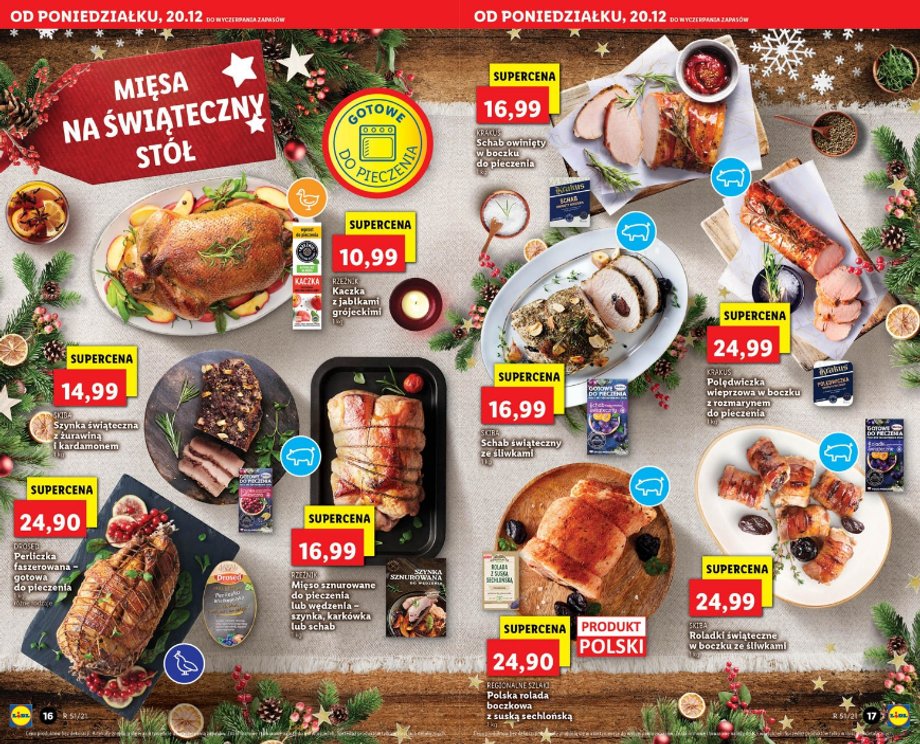 Lidl. Wyjątkowe promocje na święta. Karp, masło, mandarynki