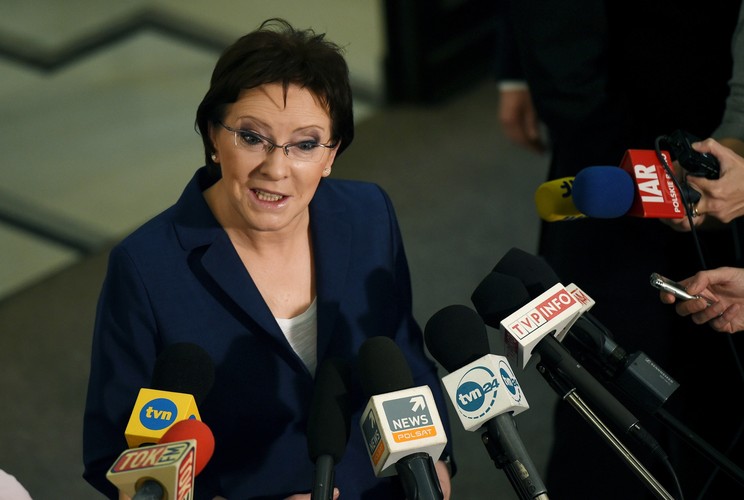 Premier Ewa Kopacz