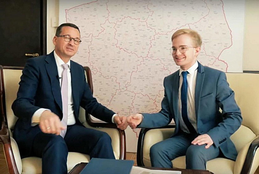 Mateusz Morawiecki i Piotr Patkowski