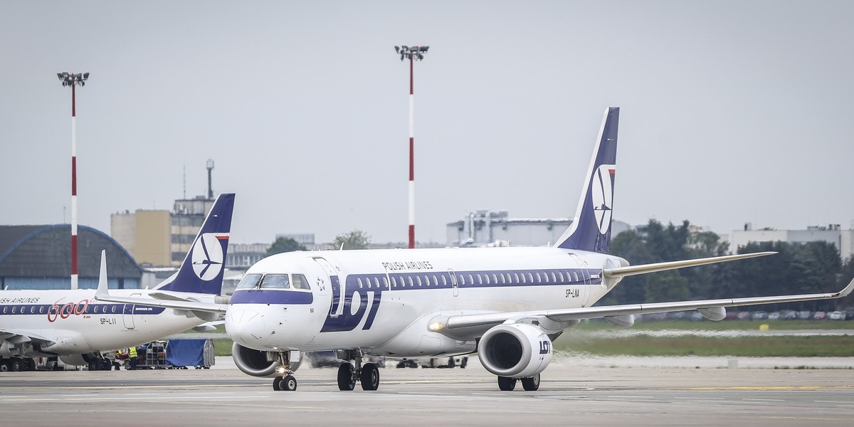 Na nową trasę wylecą samoloty Embraer 190, które trafią do LOT-u do końca roku