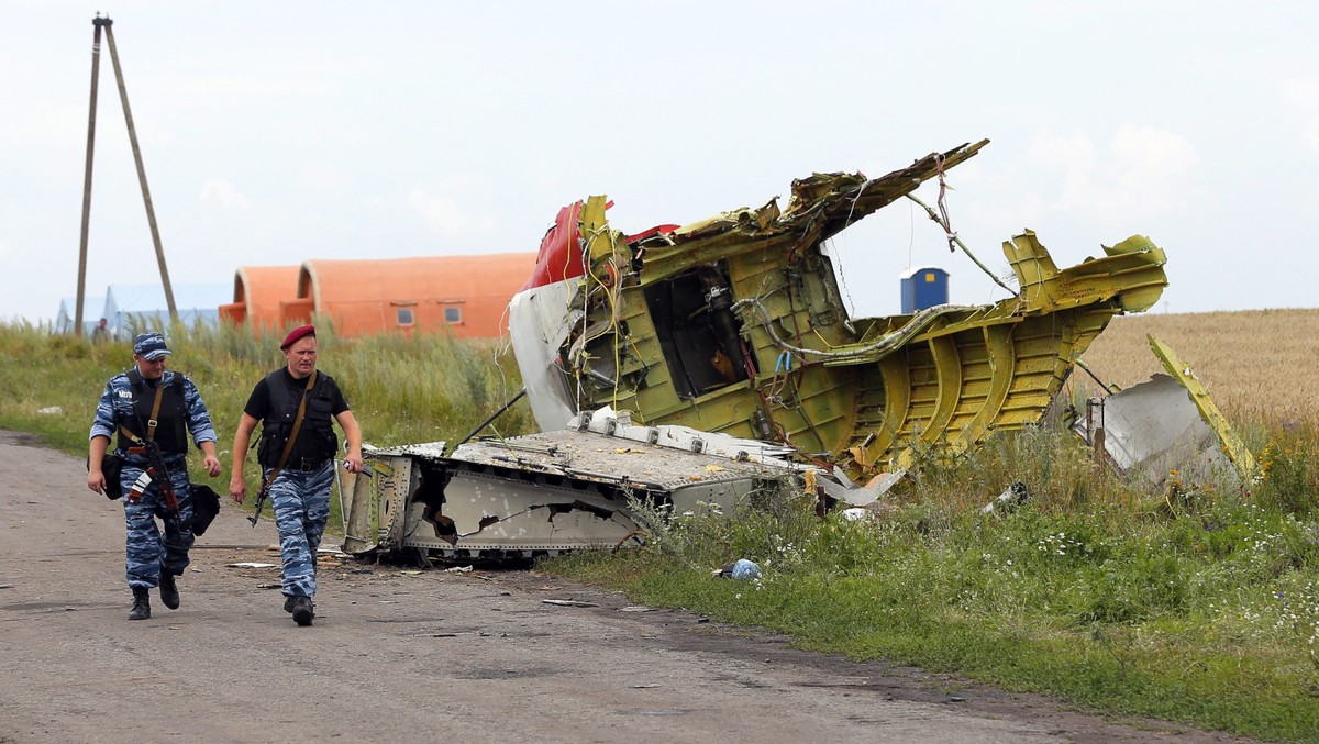 Miejsce katastrofy samolotu Malaysia Airlines lot MH17
