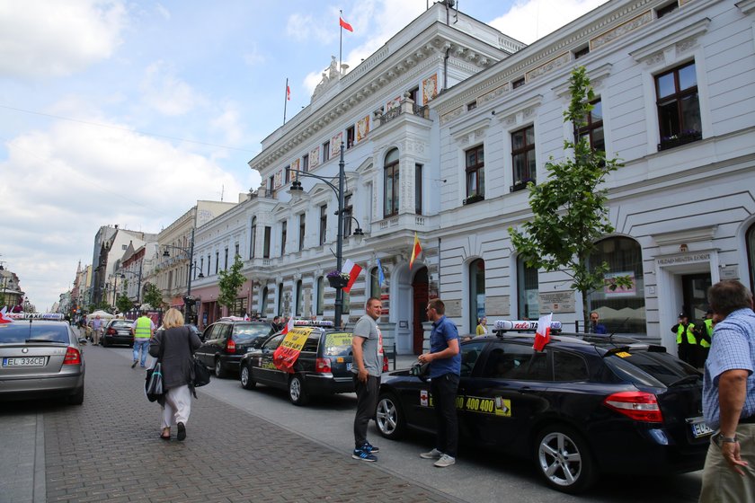 Protest taksówkarzy