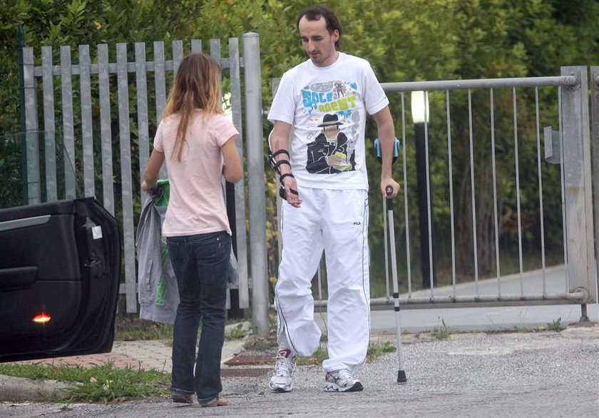 Robert Kubica znowu jeździ na gokarcie