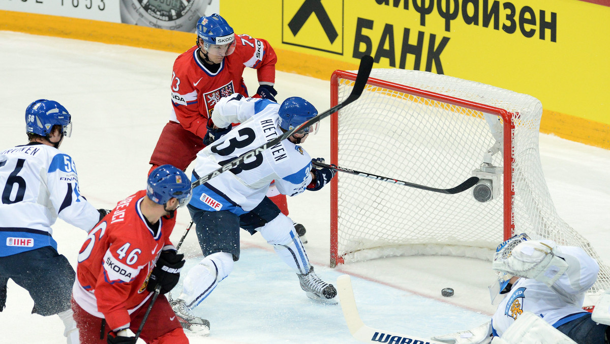 Finowie, obrońcy tytułu mistrzów świata w hokeju na lodzie w tym roku nie staną nawet na podium. W meczu o brązowy medal ulegli Czechom 2:3 (1:3, 0:0, 1:0).