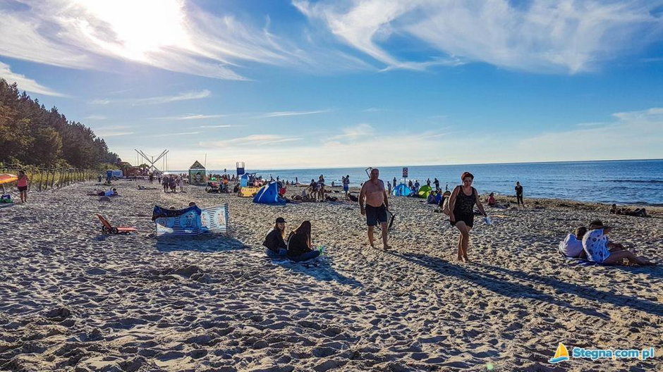 Gdzie pojechać gdy skwar leje się z nieba? Ukiel czy może... plaża w Stegnie?