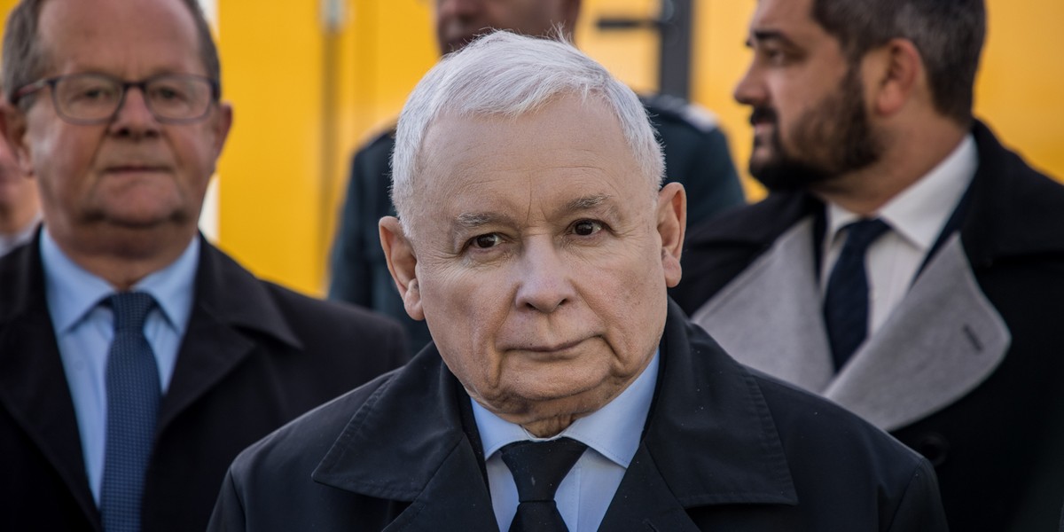 Prezes PiS Jarosław Kaczyński