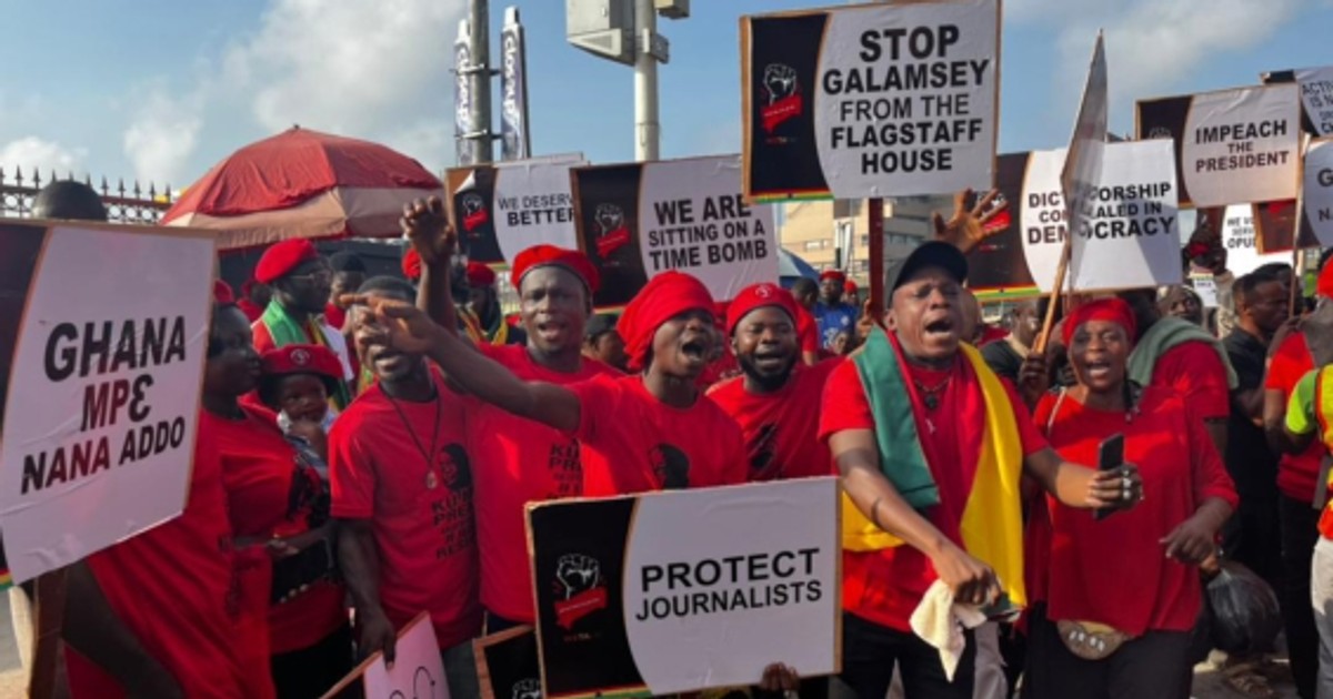 'Ku Me Preko' demonstrators hit the streets of Accra to protest economic hardships - Vimarsana News