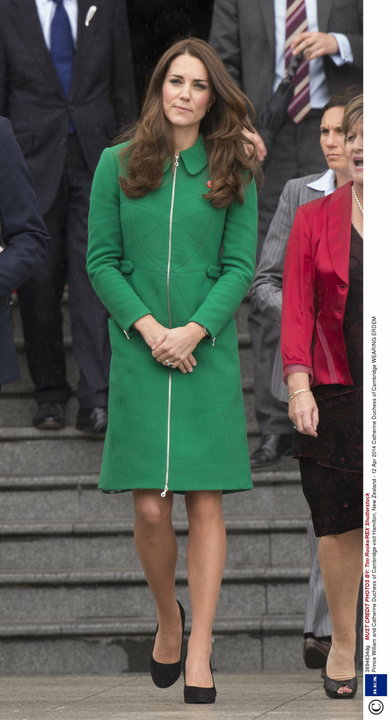 Kate Middleton w Hamilton w Nowej Zelandii 2014 r.