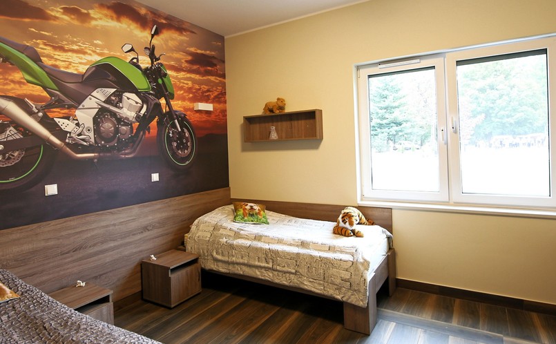 W nowym domu każdy pokój jest dwuosobowy i ma łazienkę