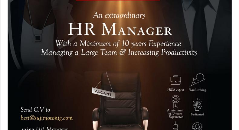 Join the leagues of the best minds - Sujimoto is hiring (HR Manager, Logistics Manager, Facility Manager, Internal Auditor)