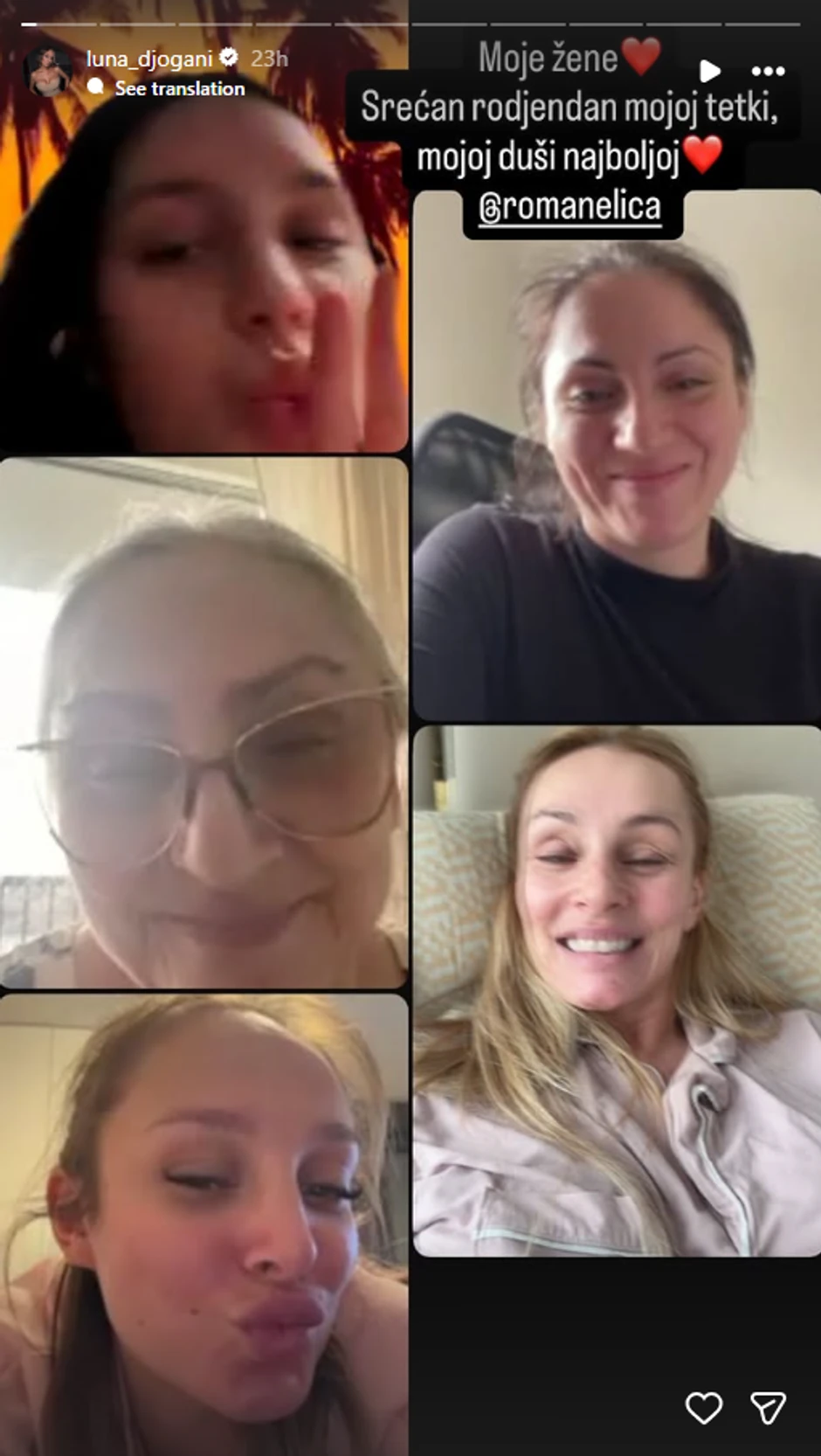 Slavlje u porodici Lune Đogani: Anabela ne skida osmeh sa lica, tu je i njena majka