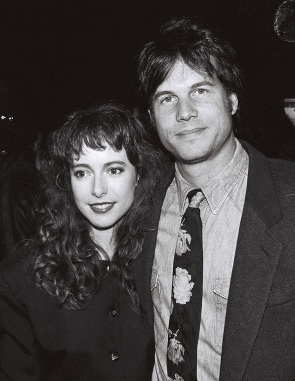 Bill Paxton i Louise Newbury w 1990 r.