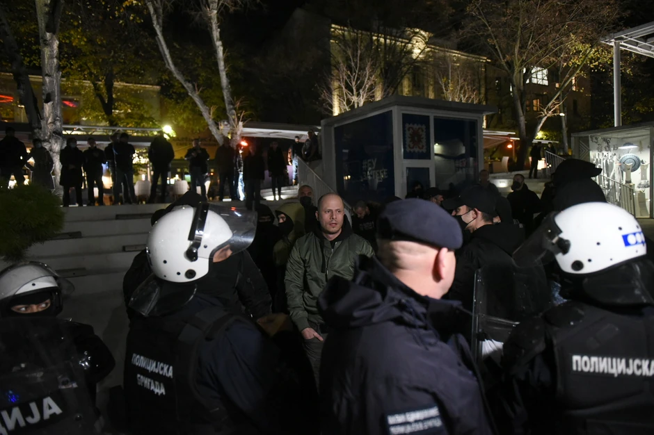 protest mural Ratka Mladića