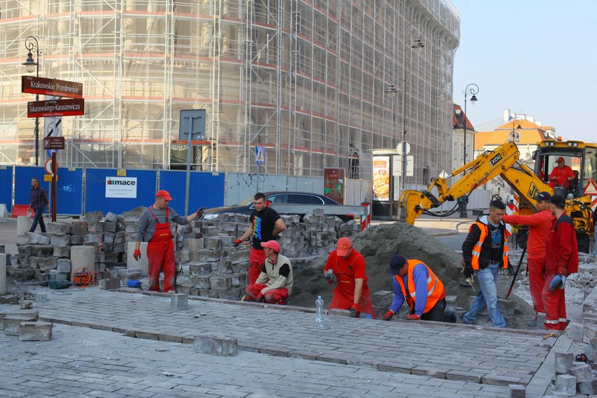 Znów rozkopią Krakowskie Przedmieście